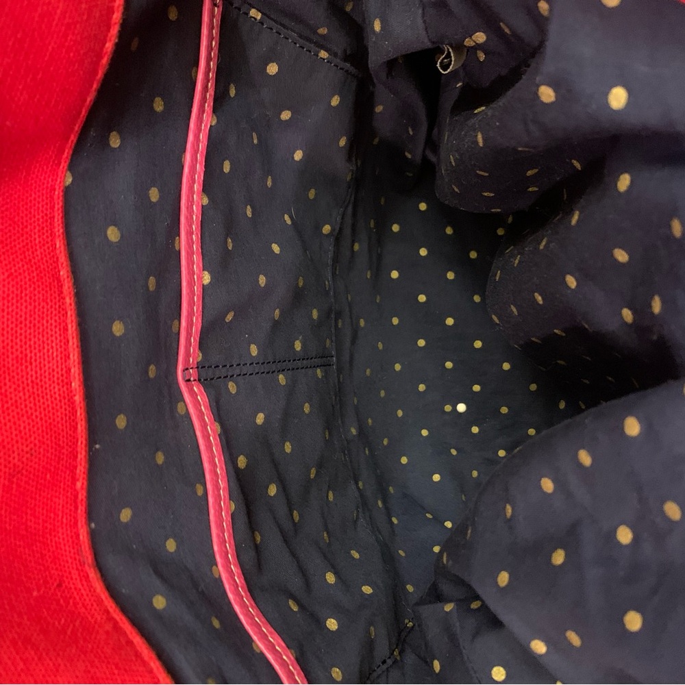 Kate Spade Red and Pink Tote with Structured Design - Picture 9 of 11